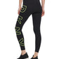 DKNY Women's High Waist Logo Leggings Yellow Size X-Small