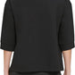 DKNY Women's Stacked Logo Sweatshirt Black Size X-Large