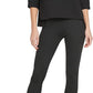 DKNY Women's Stacked Logo Sweatshirt Black Size X-Large