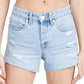 BLANKNYC Women's Read My Lips Indigo Denim Shorts Size 26