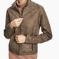 Jou Jou Junior's Faux Leather Jacket Brown Size Small