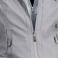 Jou Jou Junior's Hooded Faux Leather Moto Jacket Gray Size X-Large