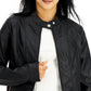 Jou Jou Junior's Faux Leather Jacket Black Size Small