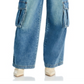 Blanknyc Cargo Jeans in Over Limit Blue