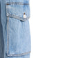 Blanknyc High Rise Wide Leg Cargo Jeans in All Heart Blue