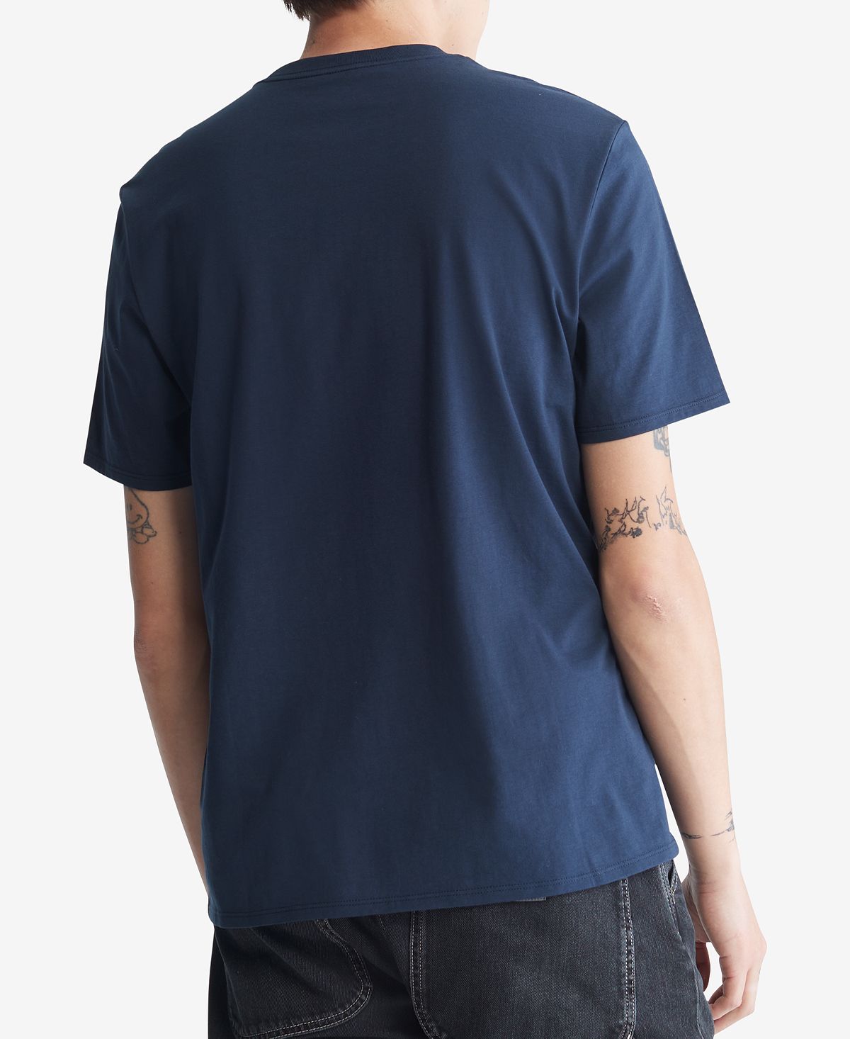 Calvin Klein Men's Brooklyn Bridge Graphic T-Shirt Blue Size Large