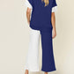 Double Take - Chic Textured T-Shirt & Pants Set