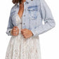 Generation Love - Leona Crystal Denim Jacket