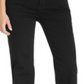 NYDJ Button-Front Barbara Boot Cut Jeans Black Size 16
