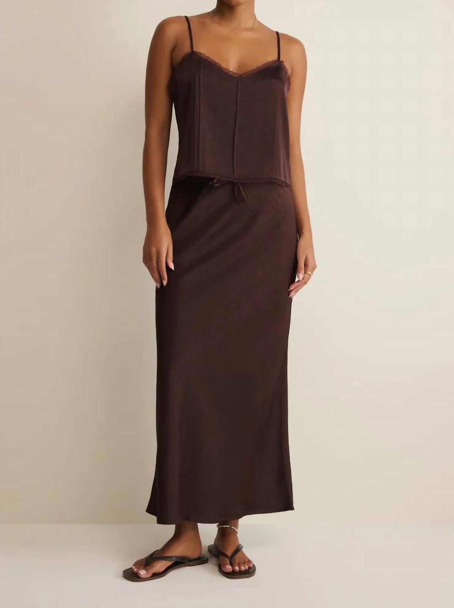 Z Supply - Viva Satin Midi Skirt