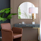 D15x29.5' Gold and White Table Lamp with Round Four Tiered Body