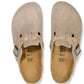 Birkenstock - Women's Boston Braided Suede Clogs
