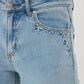 Esqualo - Trousers Embroidery Jeans