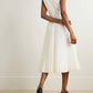 Theory - Pleated Poplin Midi Dress