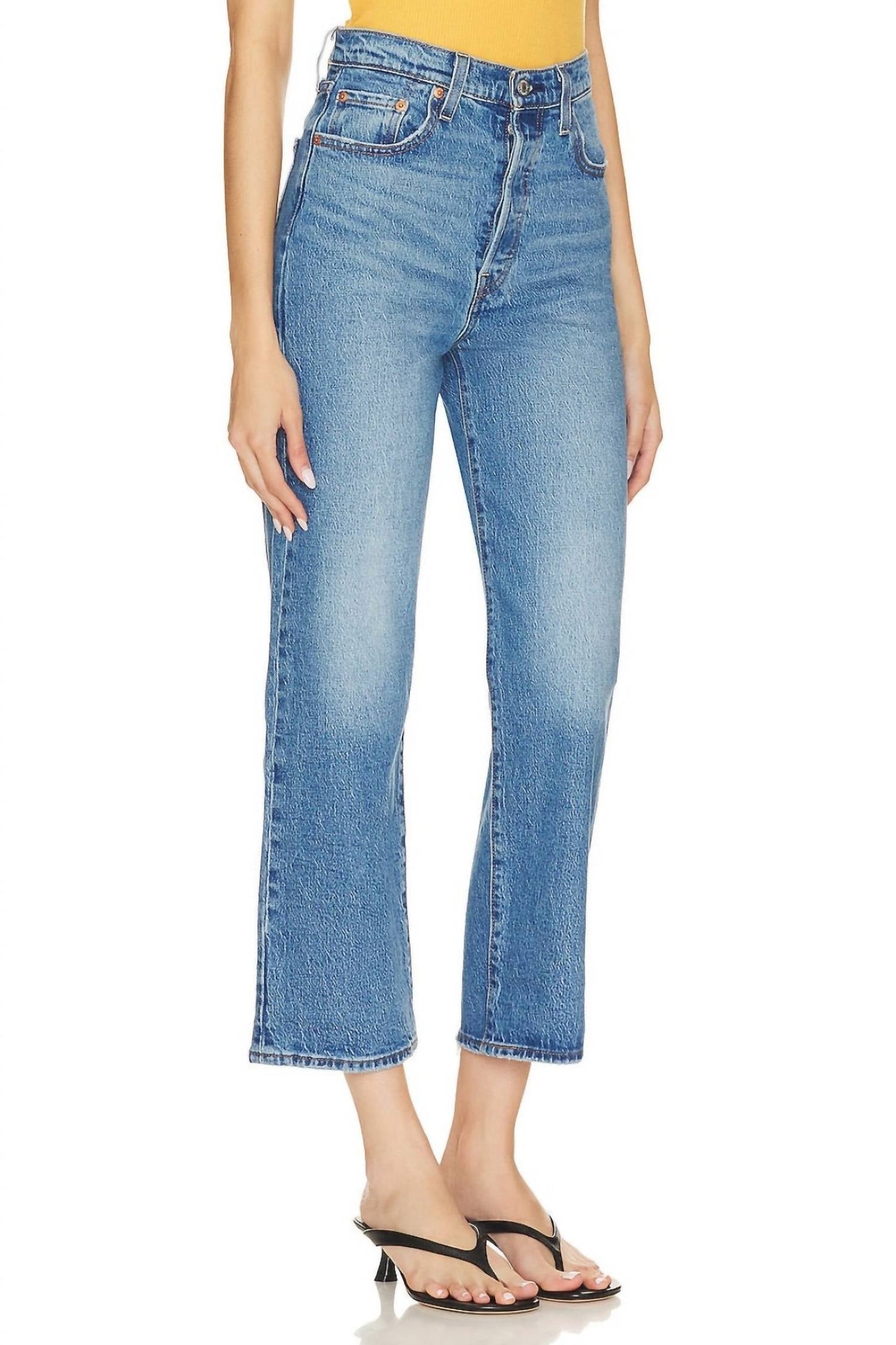 Levi'S - Ribcage Straight Ankle Jeans