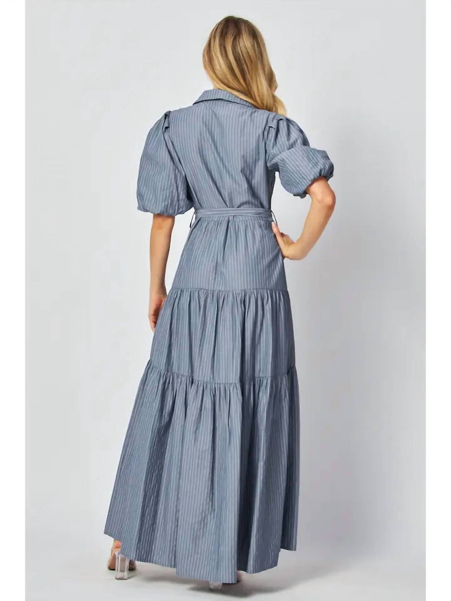 Big Hit Fashion - Stripe Maxi Dress
