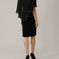 Joseph Ribkoff - Chiffon Cape Dress