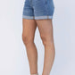 Judy Blue - Mid Rise Cuffed Shorts