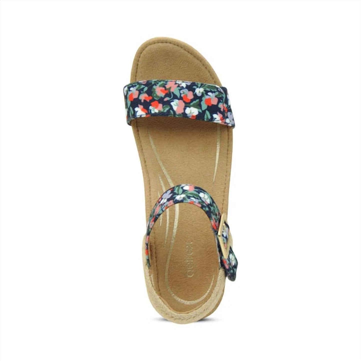 Aetrex - SYDNEY QUARTER STRAP WEDGE SANDAL