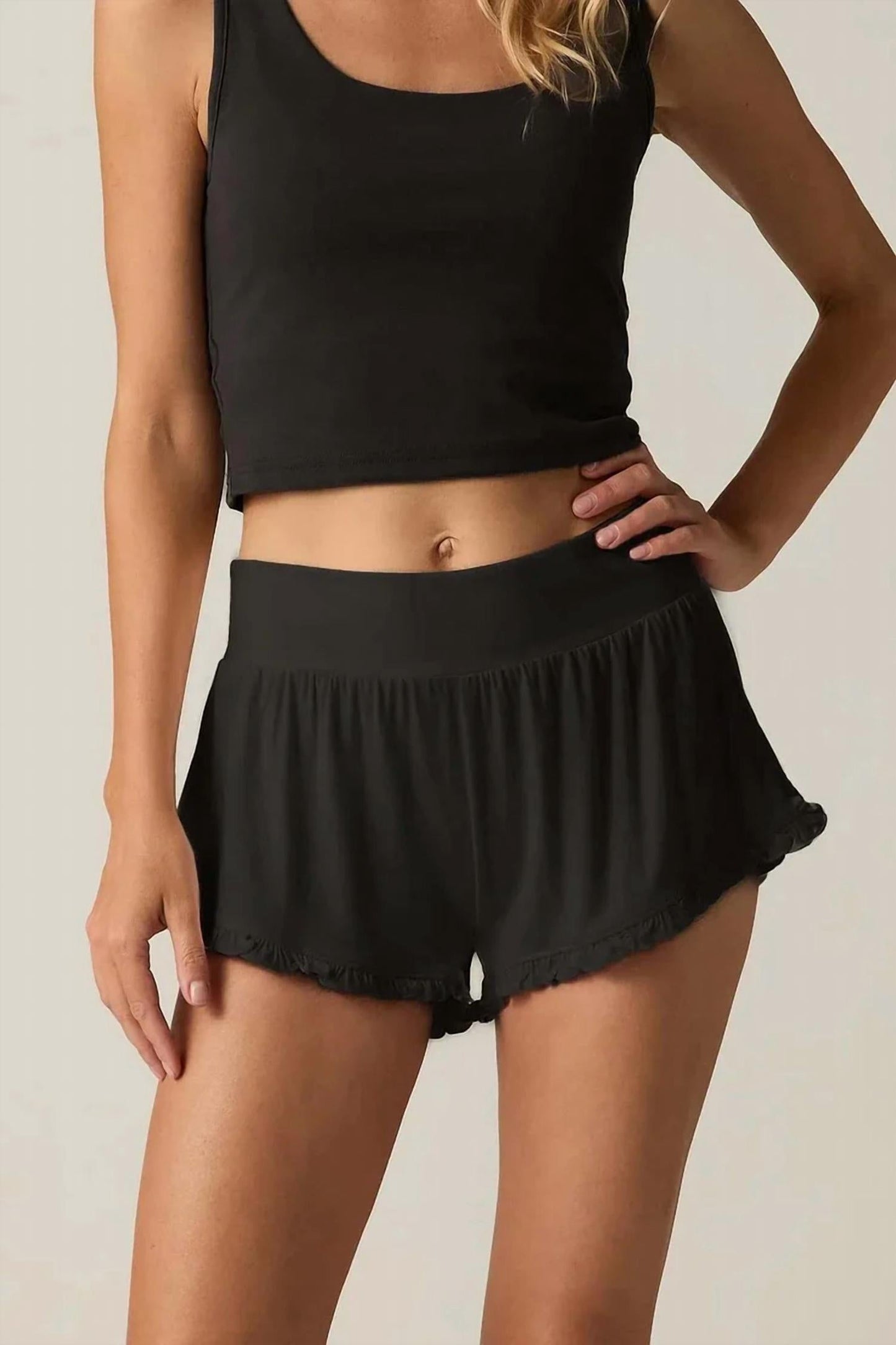 Faceplant Dreams - Ruffle Pajama Shorts