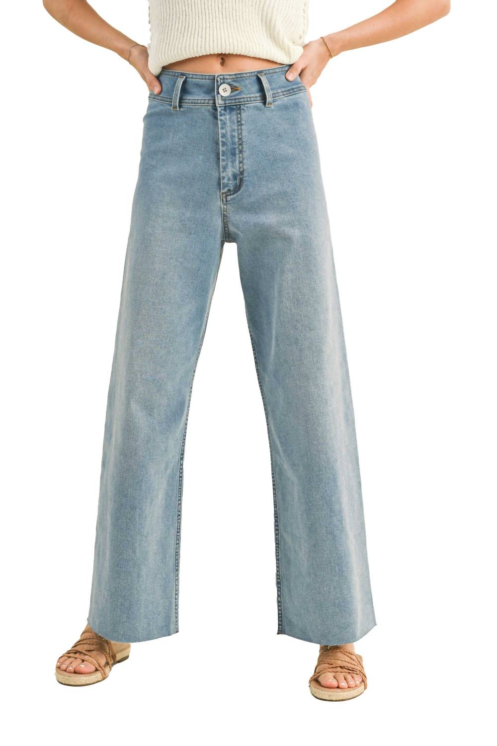 Miou Muse - Straight Wide Leg Pants