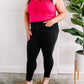 Judy Blue - Distressed Hem Tummy Control Skinny Jeans