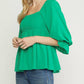 Entro - Square Neck Babydoll Top
