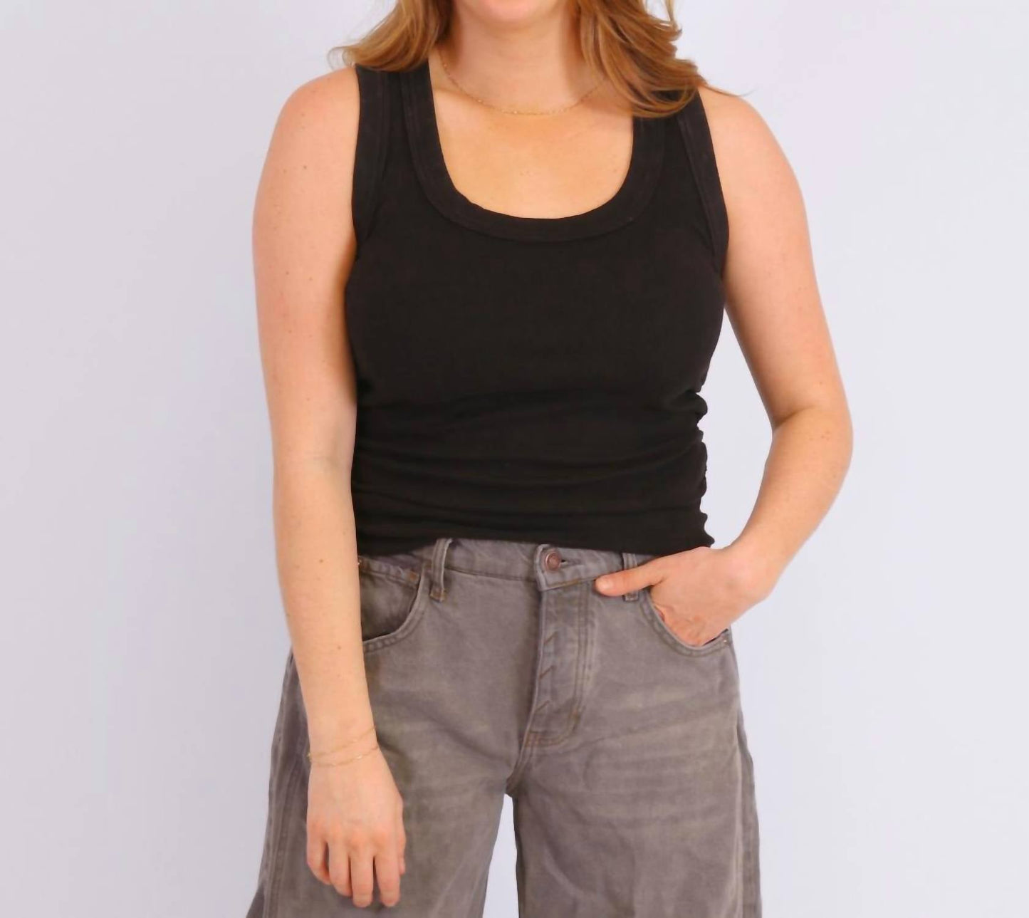 Mila Los Angeles - Ruched Long Tank