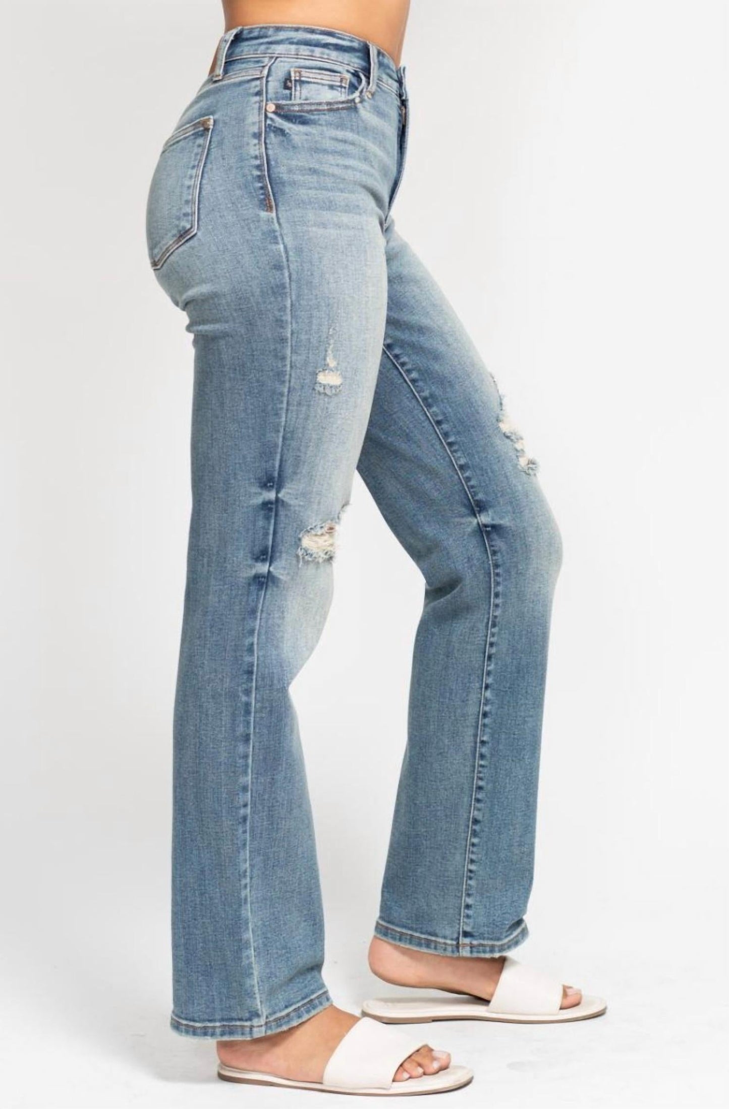 Judy Blue - Dad Straight Jeans
