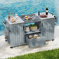 K&K 66.5" Outdoor Kitchen Island for Big Green Egg Grills