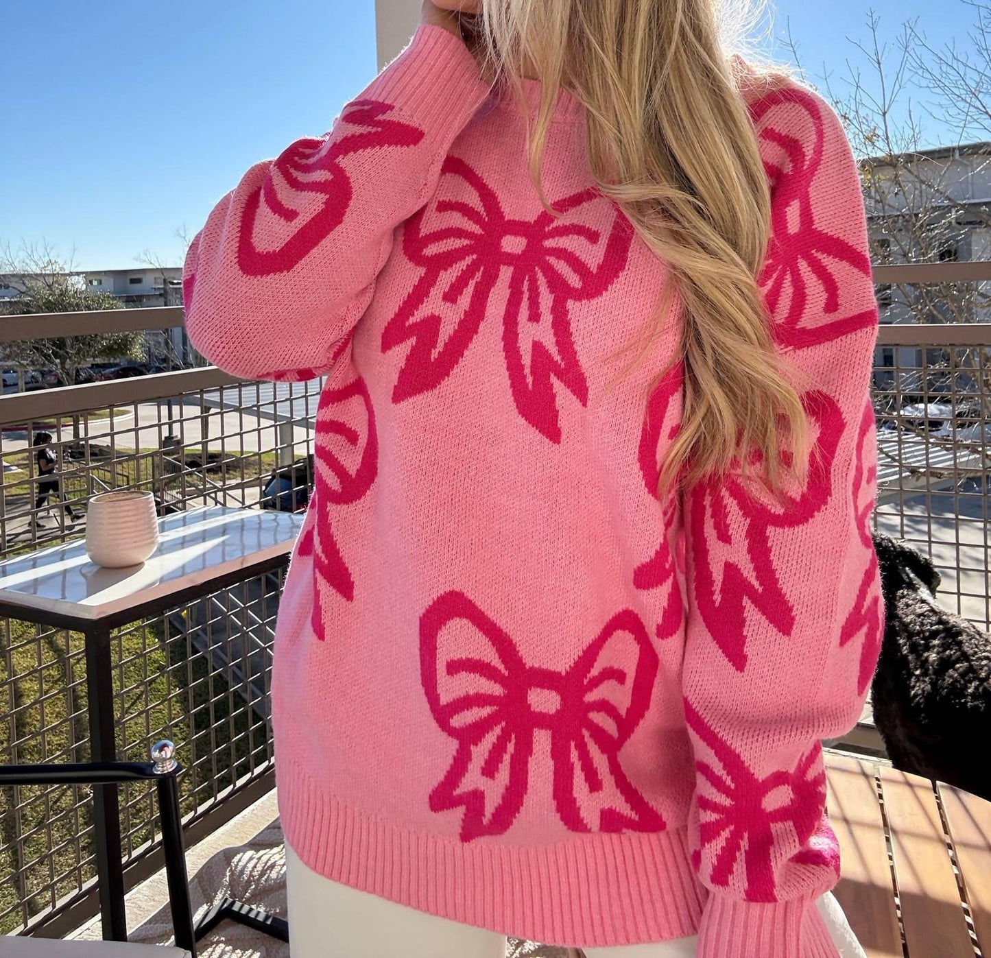 1 The Woman - Sealed with a Bow Sweater