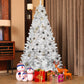7ft White Christmas Tree with Memory Wire, Easy Assembly (Ornaments Not Included)