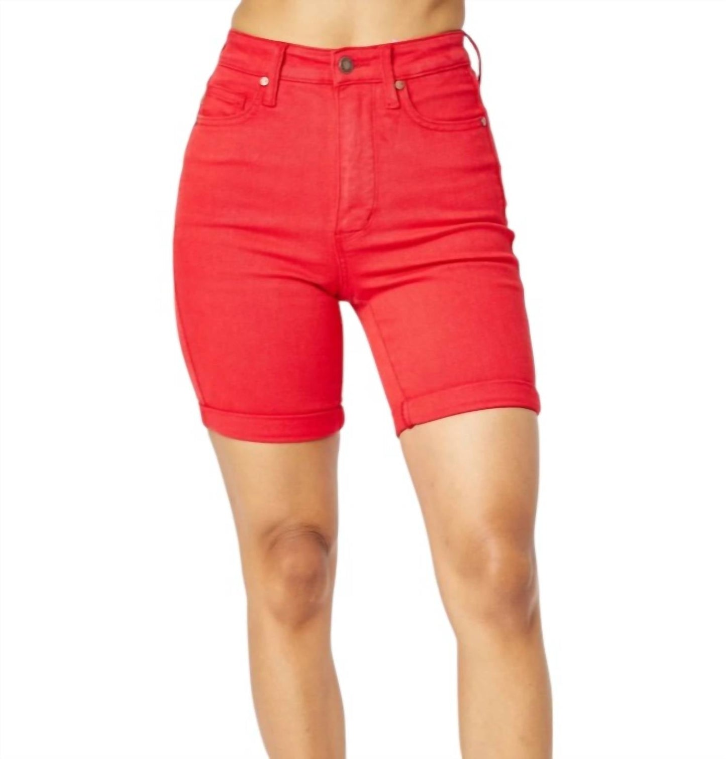 Judy Blue - High Waisted Tummy Control Bermuda Shorts