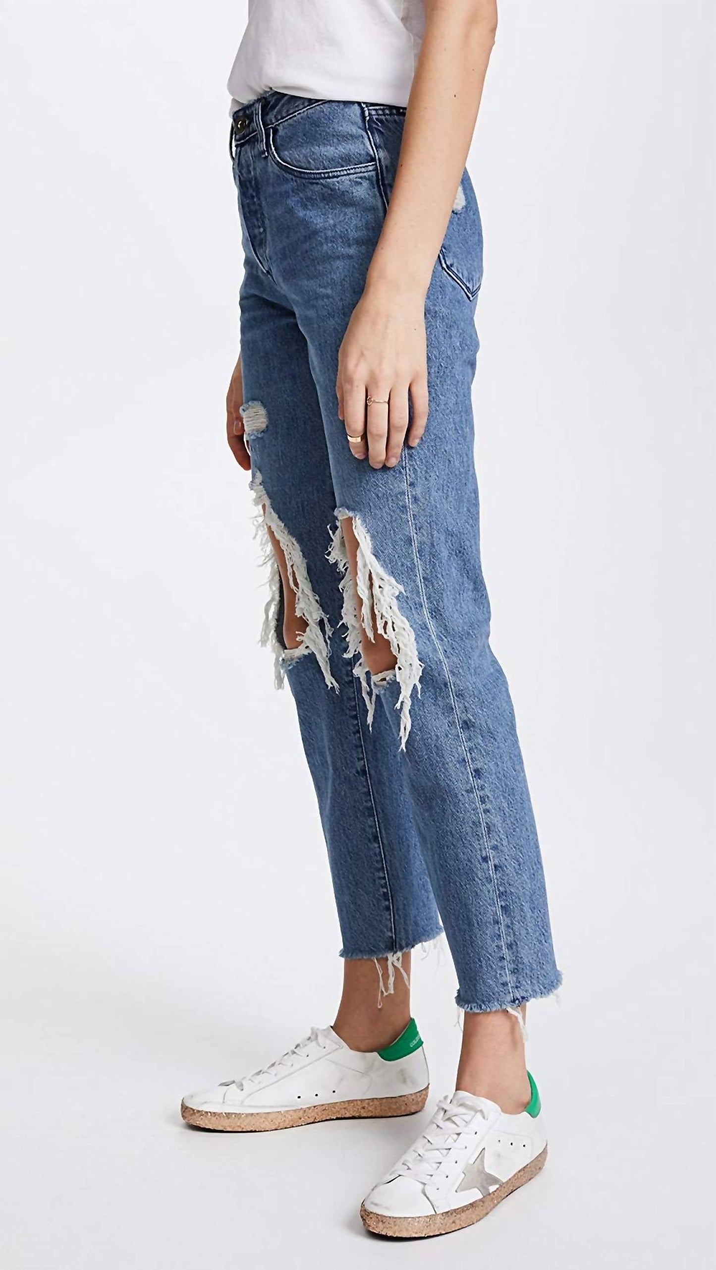 3X1 - Women's W3 Higher Ground BF Crop Jeans