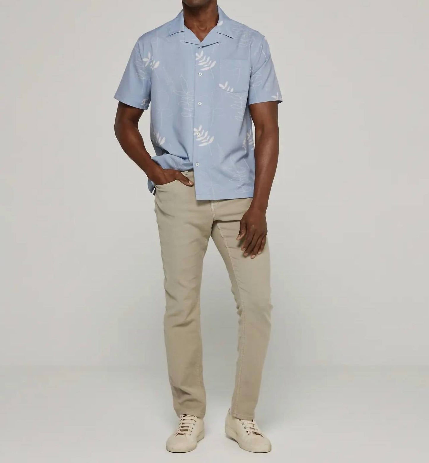 7Diamonds - Ciro Camp Stretch Seersucker Camp Shirt