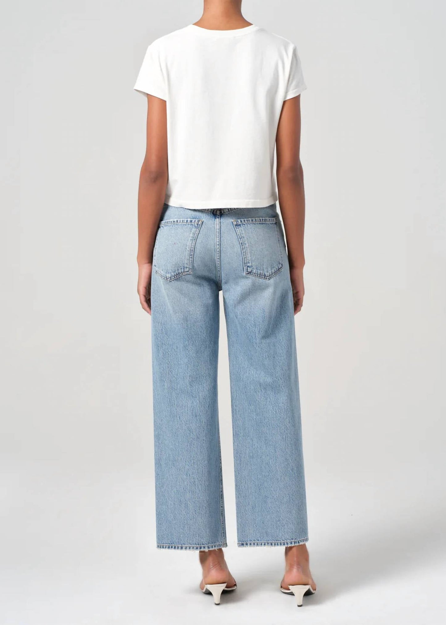 Agolde - Ren High Rise Wide Leg Jeans