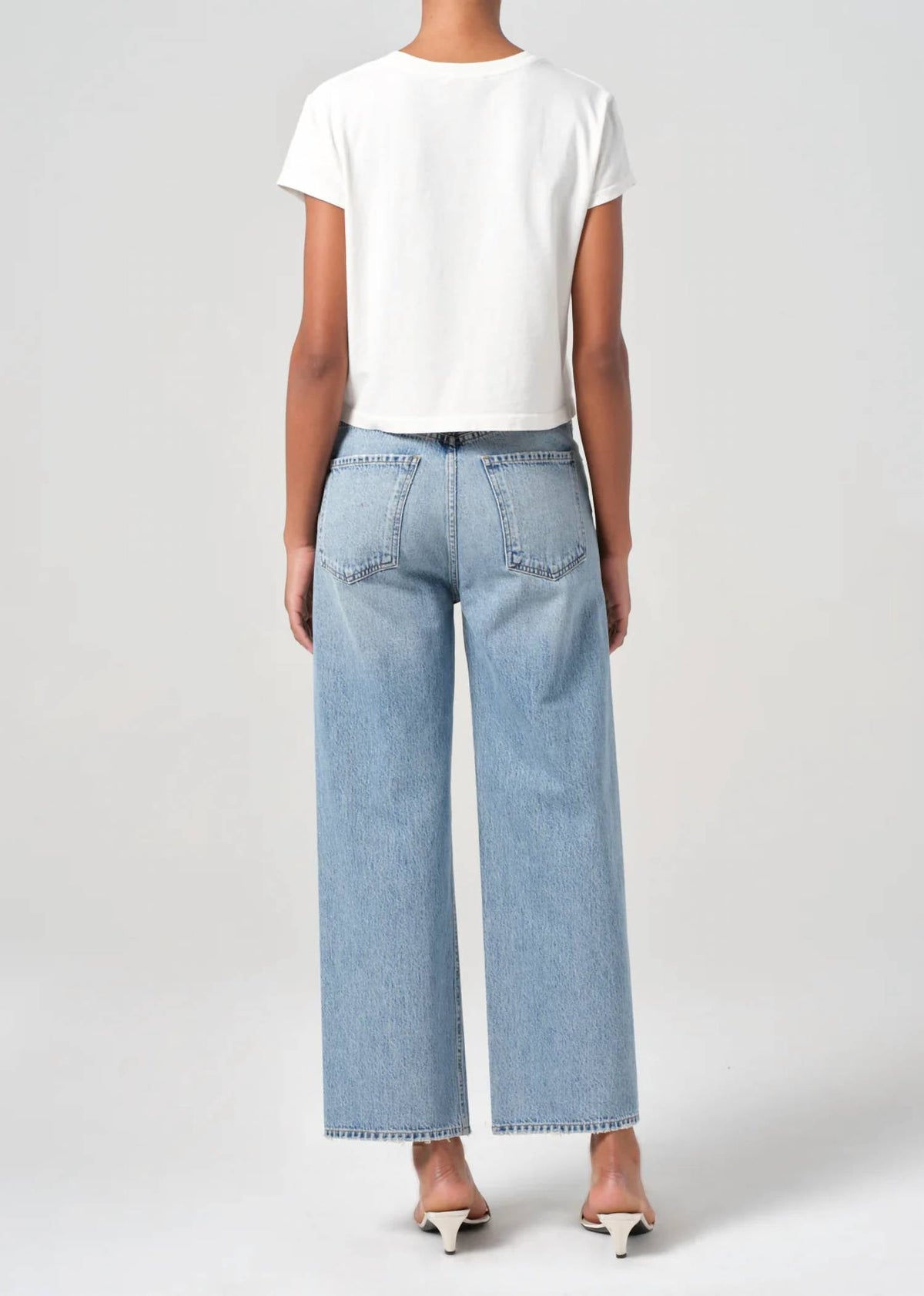 Agolde - Ren High Rise Wide Leg Jeans