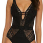 Becca - One Piece Swimsuit Crochet Plunge Neck