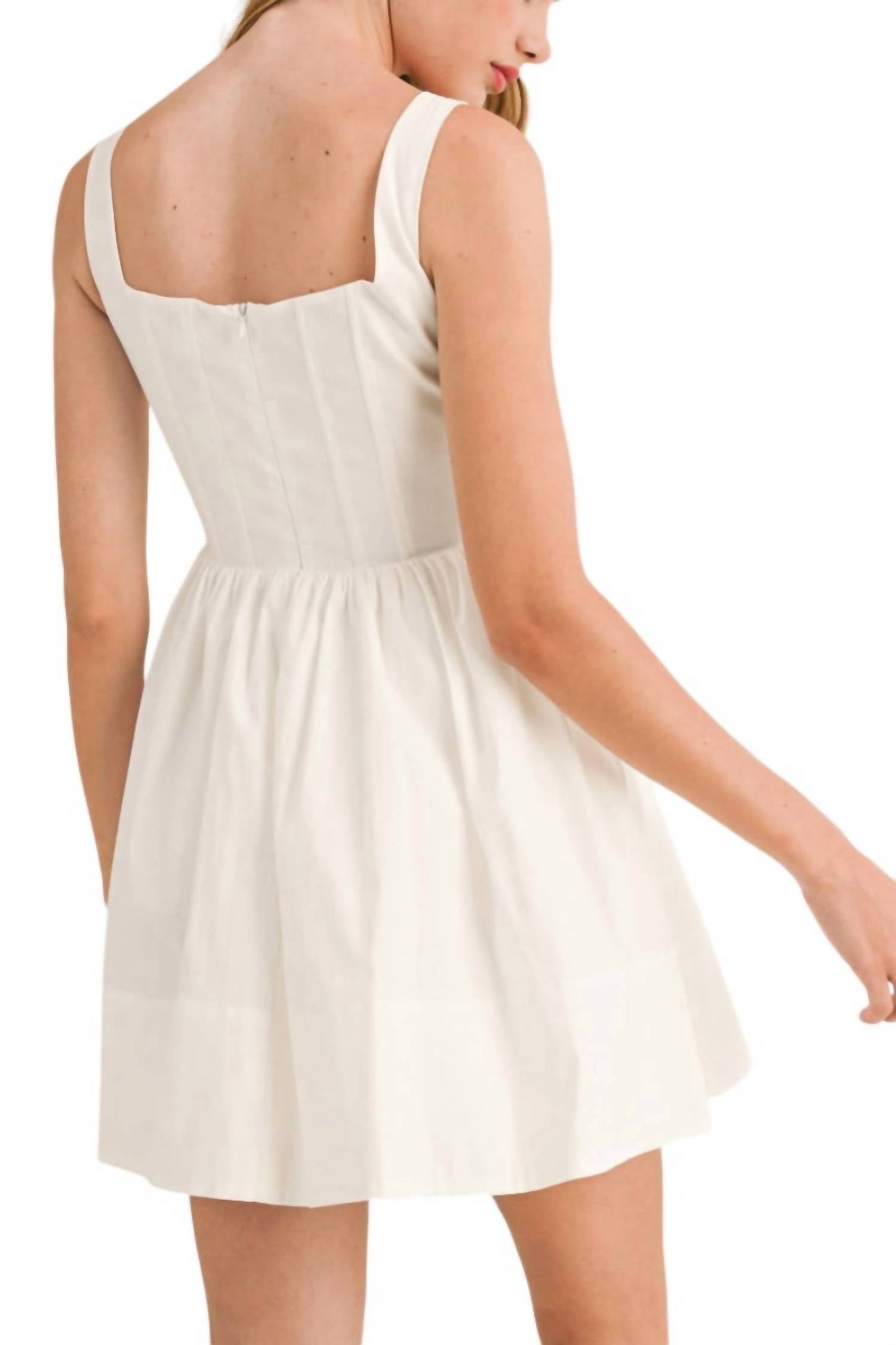 Reset By Jane - Square Neck Corset Dress