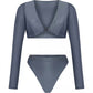 Nelblu - Inocencia V-neck Two-piece Swimsuit