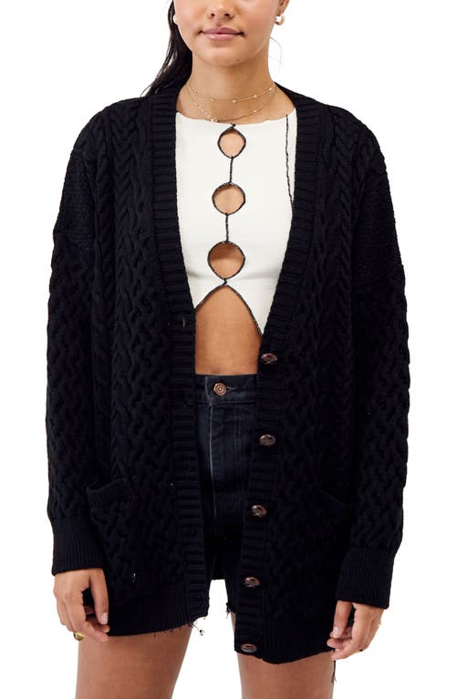 bdg-urban-outfitters-aran-mix-stitch-cardigan-in-black-at-nordstrom-size-large