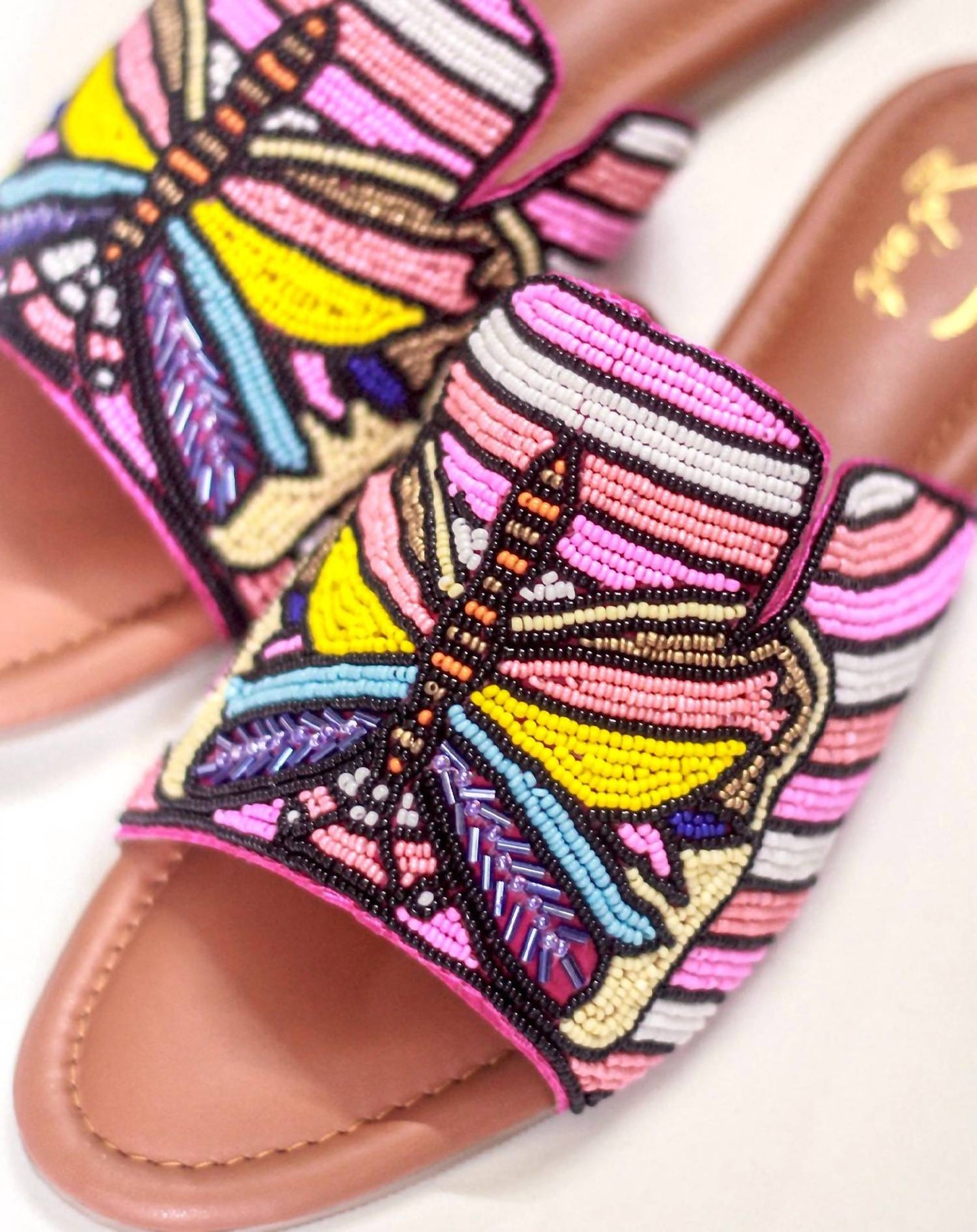 Sol’Eart - Women's Butterfly Slip On Sandals