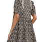 Entro - Katrina High Neck Babydoll Dress