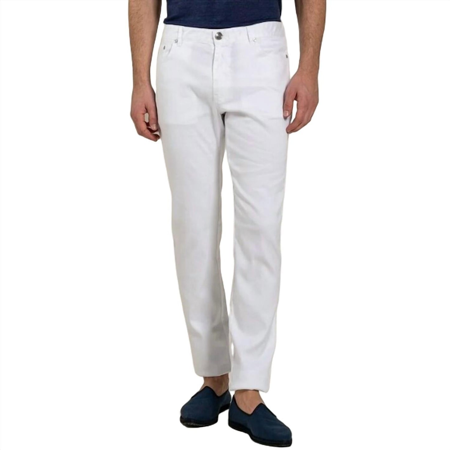 120% Lino - Men's 5 Pocket Slim Fit Pants