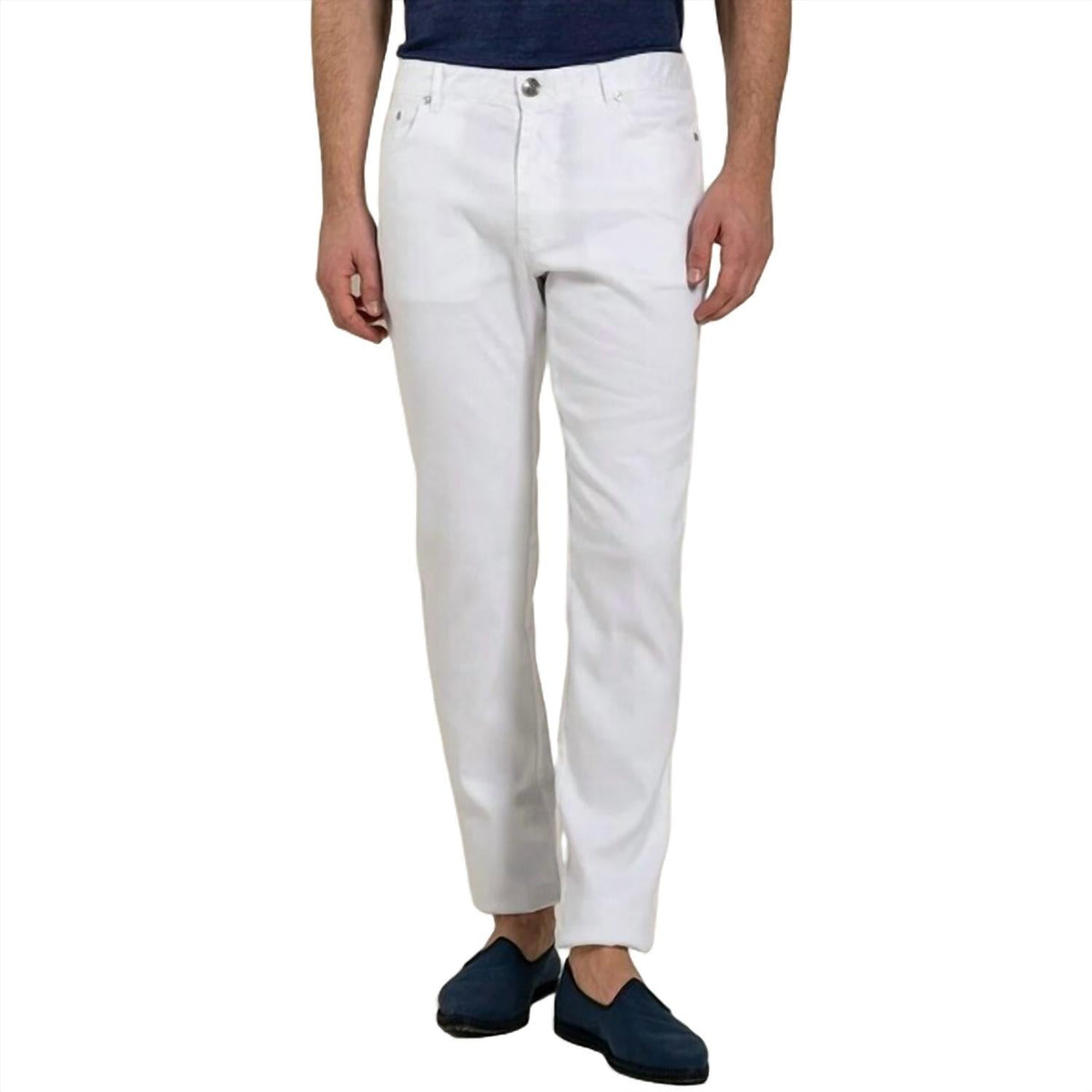 120% Lino - Men's 5 Pocket Slim Fit Pants