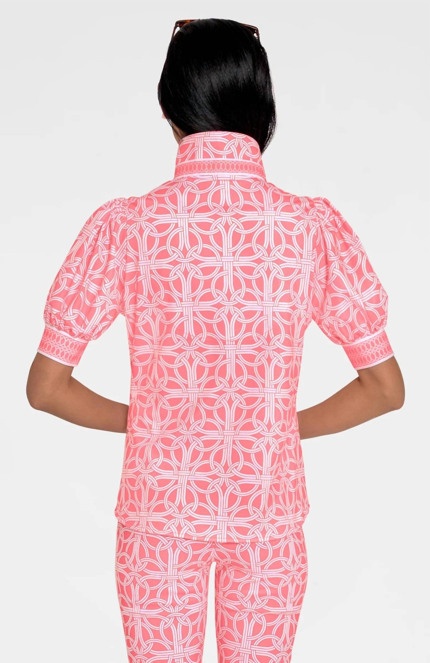 Gretchen Scott - Puff Sleeve Ring Toss Top