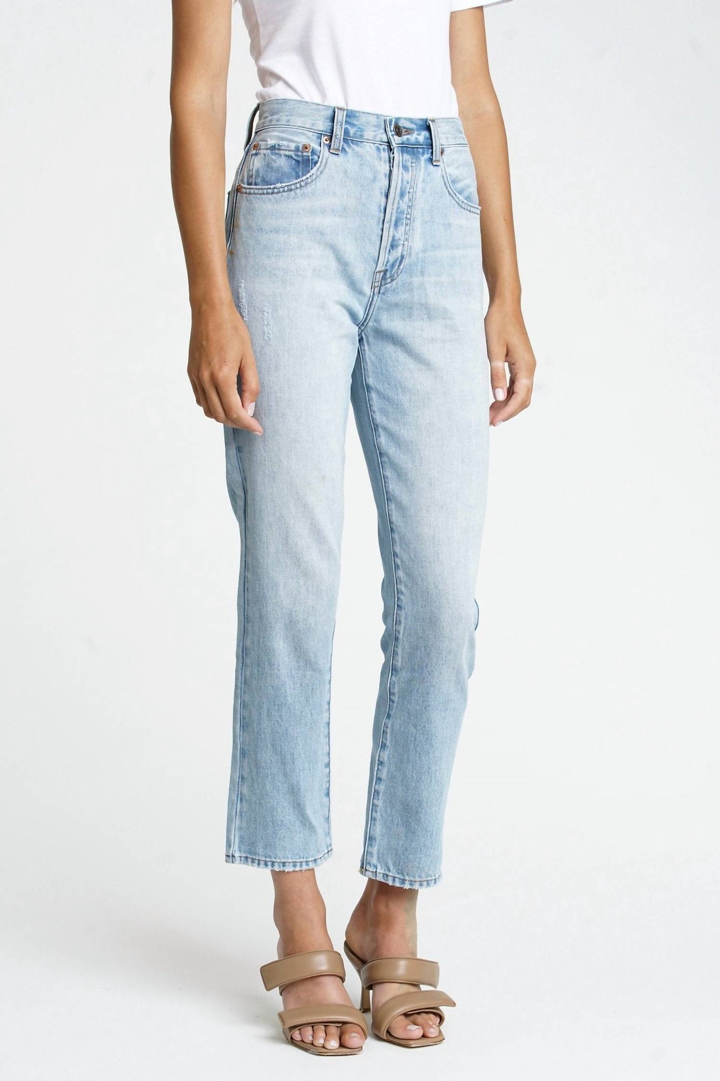 Pistola - Women's Keaton High Rise Slim Straight Jean