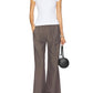 Enza Costa - Textured Rib Cap Sleeve Crew Shirt
