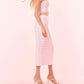 Loveshackfancy - Biselle Linen Gingham Midi Skirt