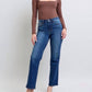Judy Blue - Mid Rise Side Seam Straight Jeans